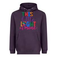 Plum This Little Light Of Mine Heavyweight Hoodie - CowhideDigitalArt