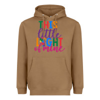 Toasted Coconut This Little Light Of Mine Heavyweight Hoodie - CowhideDigitalArt
