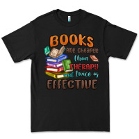 Black books are cheaper than therapy Premium Tee - MaliasSmallBusiness