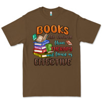 Cacao books are cheaper than therapy Premium Tee - MaliasSmallBusiness