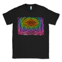 Black colorful zebra background Classic Tee - RanaPortraitStore