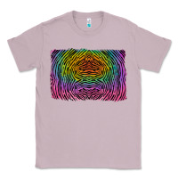 Lilac colorful zebra background Classic Tee - RanaPortraitStore
