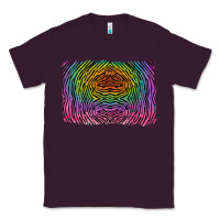 Plum colorful zebra background Classic Tee - RanaPortraitStore