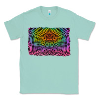 Seafoam colorful zebra background Classic Tee - RanaPortraitStore