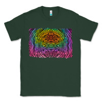 Sports Green colorful zebra background Classic Tee - RanaPortraitStore