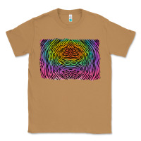 Toasted Coconut colorful zebra background Classic Tee - RanaPortraitStore