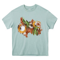 Arona horseshoe cowhide cactus patch Heavy Core Tee - AdoDesignShop