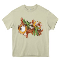 Mossy horseshoe cowhide cactus patch Heavy Core Tee - AdoDesignShop