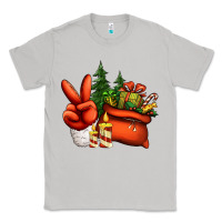 Moon Dust christmas santa claus peace hand Classic Tee - Jasminsmagicworld