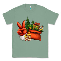 Sage christmas santa claus peace hand Classic Tee - Jasminsmagicworld