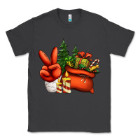 Smoke christmas santa claus peace hand Classic Tee - Jasminsmagicworld