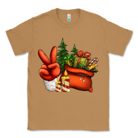 Toasted Coconut christmas santa claus peace hand Classic Tee - Jasminsmagicworld