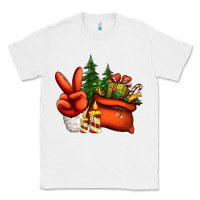 White christmas santa claus peace hand Classic Tee - Jasminsmagicworld
