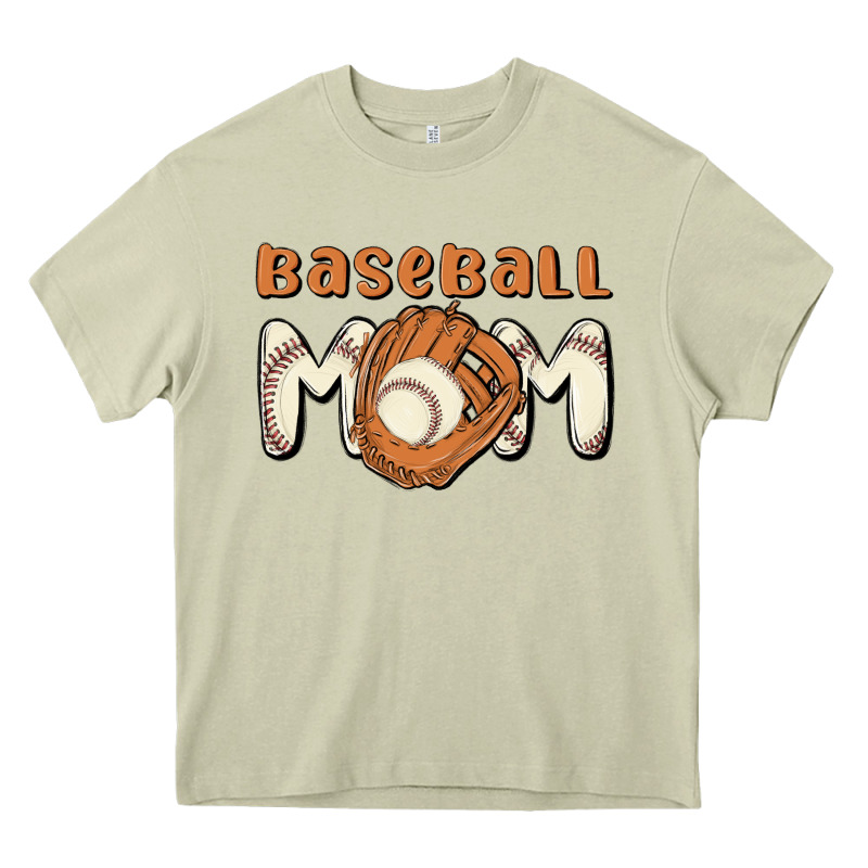 Baseball Mom Heavy Core Tee by MaliasSmallBusiness | Teevron