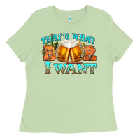 Matcha western beer thats what i want Ladies Tee - NancyCooperArtShop