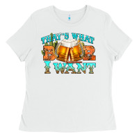 White western beer thats what i want Ladies Tee - NancyCooperArtShop