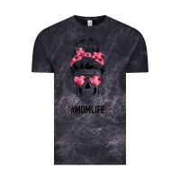 Cloud Black Pink Flower Mom Skull Vintage Tee - Bettercallsaul