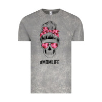 Cloud Rock Pink Flower Mom Skull Vintage Tee - Bettercallsaul