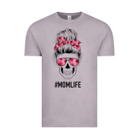 Vintage Zinc Pink Flower Mom Skull Vintage Tee - Bettercallsaul