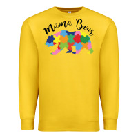 Lemon mama bear Premium Sweatshirt - CowhideDigitalArt