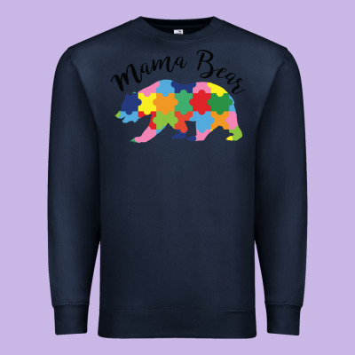 Mama Bear Premium Sweatshirt Designed By Cowhidedigitalart