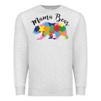 Oatmeal Heather mama bear Premium Sweatshirt - CowhideDigitalArt
