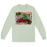 Matcha Christmas Truck With Christmas Tree Long Sleeve Tee - RanaPortraitStore
