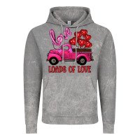 Cloud Rock valentine's day loads of love turck with balloons Vintage Hoodie - RanaPortraitStore