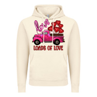 Vintage Artic valentine's day loads of love turck with balloons Vintage Hoodie - RanaPortraitStore