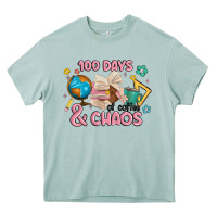 Arona 100 days of coffe and chaos Heavy Core Tee - MaliasSmallBusiness