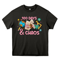Asphalt 100 days of coffe and chaos Heavy Core Tee - MaliasSmallBusiness