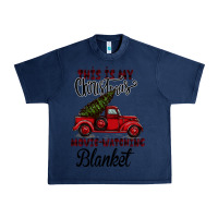 Navy This is My Christmas Movie Watching Blanket Urban Heavy Tee - Bettercallsaul