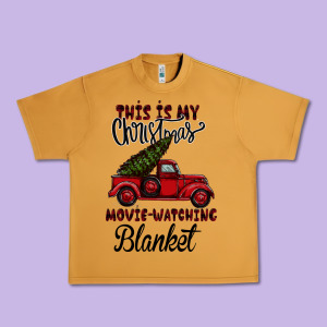 This Is My Christmas Movie Watching Blanket Urban Heavy Tee Designed By Bettercallsaul