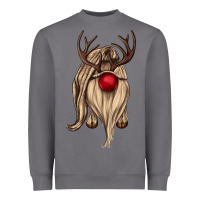 Storm deer gnome Heavyweight Sweatshirt - CowGirlArtShop