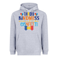 Heather Grey Throw kindness around like confetti Heavyweight Hoodie - CowhideDigitalArt
