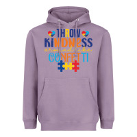 Lavender Throw kindness around like confetti Heavyweight Hoodie - CowhideDigitalArt