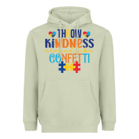 Matcha Throw kindness around like confetti Heavyweight Hoodie - CowhideDigitalArt