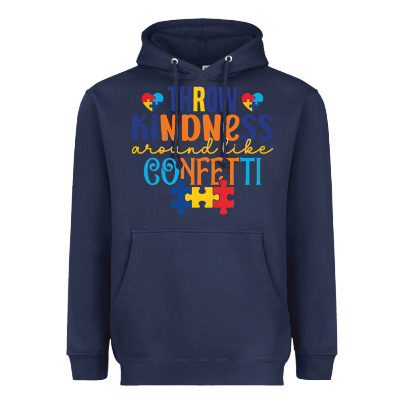 Throw Kindness Around Like Confetti Heavyweight Hoodie by CowhideDigitalArt | Teevron