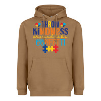 Toasted Coconut Throw kindness around like confetti Heavyweight Hoodie - CowhideDigitalArt