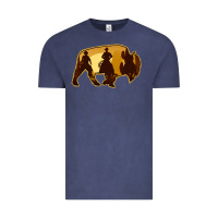 Vintage Denim Bison Silhouette Cowboy Vintage Tee - Bettercallsaul