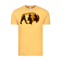 Vintage Mustard Bison Silhouette Cowboy Vintage Tee - Bettercallsaul