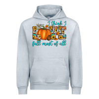 Heather Grey i think i love fall most of all Urban Hoodie - Artiststas