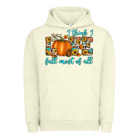 Pigment Pistachio i think i love fall most of all Urban Hoodie - Artiststas