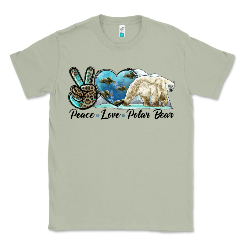 Peace Love Polar Bear Classic Tee by LillyAllenDesigns | Teevron