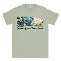 Matcha peace love polar bear Classic Tee - LillyAllenDesigns