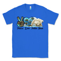 True Royal peace love polar bear Classic Tee - LillyAllenDesigns