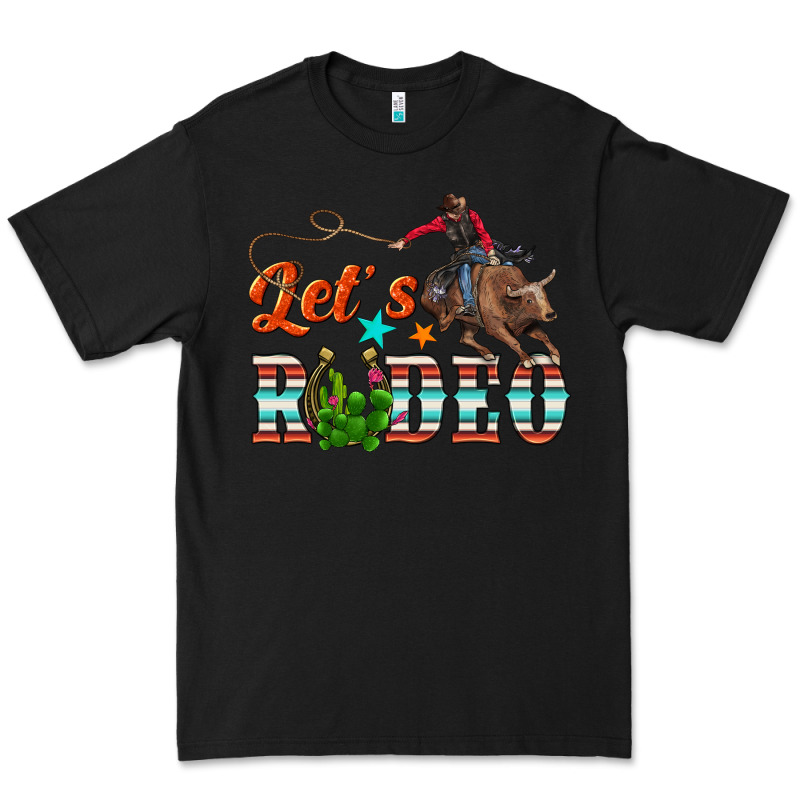 Lets Rodeo Premium Tee by NancyCooperArtShop | Teevron