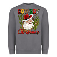 Storm cowboy christmas western cactus Heavyweight Sweatshirt - CowGirlArtShop