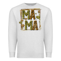 Oatmeal Heather mama fall Premium Sweatshirt - CowhideDigitalArt