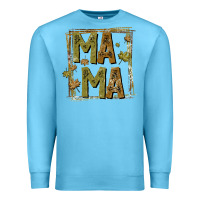 Ocean Blue mama fall Premium Sweatshirt - CowhideDigitalArt